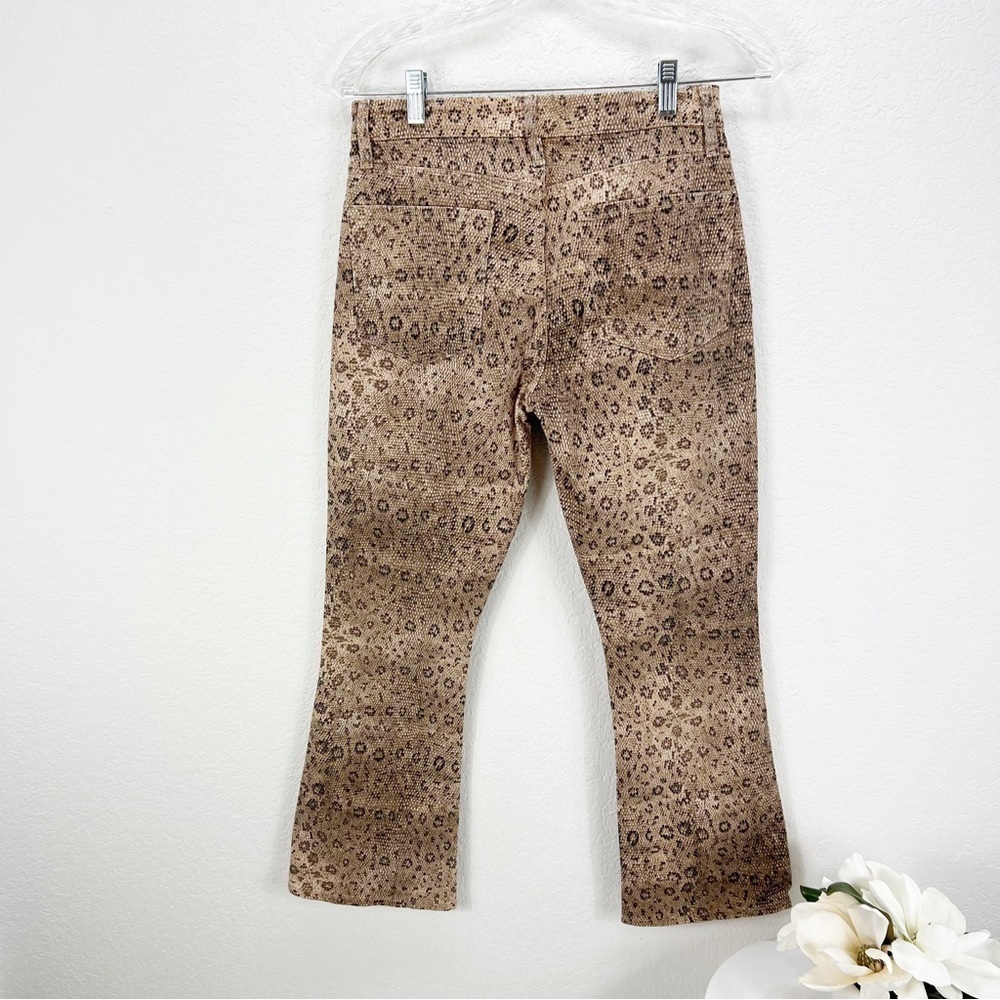 FRAME Le Crop Vanilla Mini Bootcut Lcmbrs790p Capri Cropped Jeans Snake 26 - Picture 5 of 8